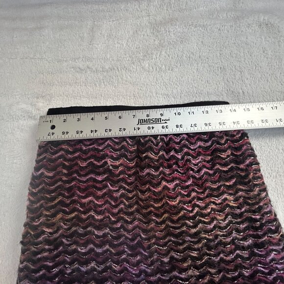 Anthropologie Knitted & Knotted Violet Vibrations Sweater Skirt Size 4 Lined - Picture 5 of 7